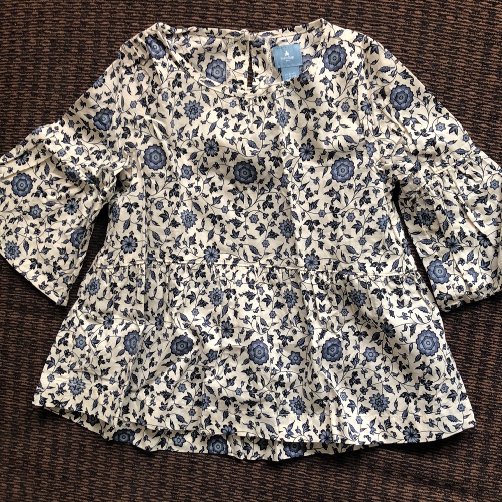 Gapkids Floral peplum top